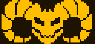 astro's lair logo showing a demon