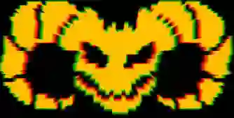 astro's lair logo showing a demon